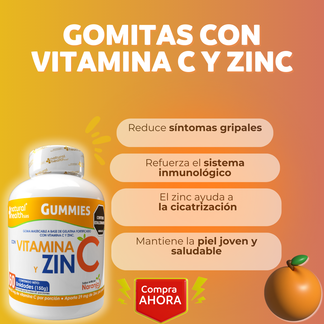 GOMAS CON VITAMINA C X60