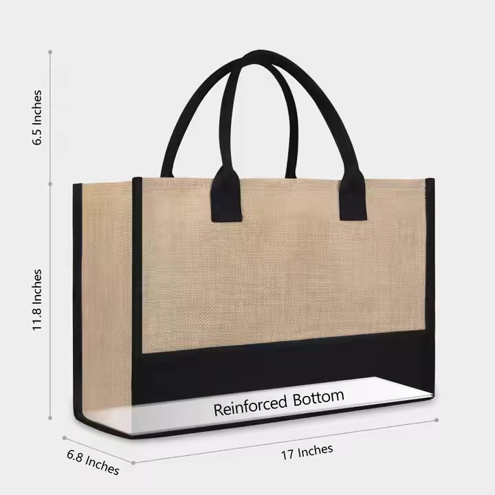 Bolso Yute De Playa Para Mujer
